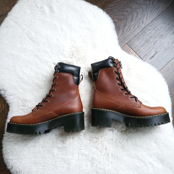 COPY - Dr Martens Karmilla Butterscotch Orleans Lugged Platform Boot - Picture 8 of 12